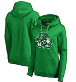 Women Atlanta Falcons Pro Line by Fanatics Branded St. Patrick's Day Paddy's Pride Pullover Hoodie Kelly Green FengYun,baseball caps,new era cap wholesale,wholesale hats